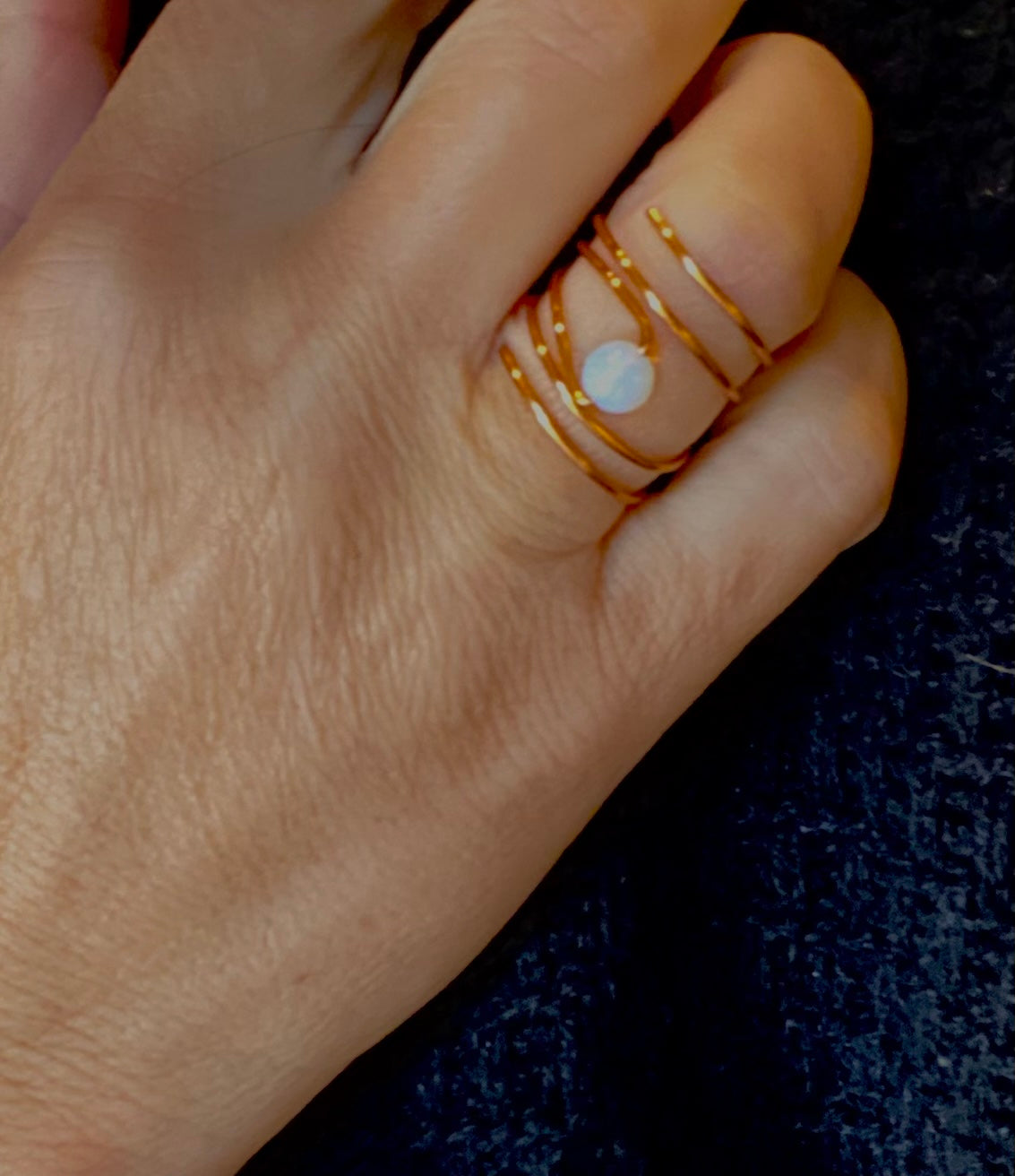 Copper Goddess Rings