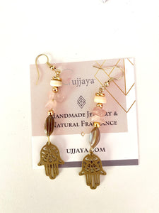 Gold Hamsa Dangles