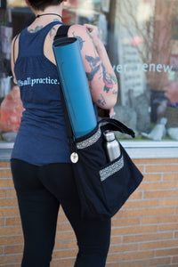 The Lean On Set - Balance Bottle and Ujjaya Tote (Black or Blue Moon)