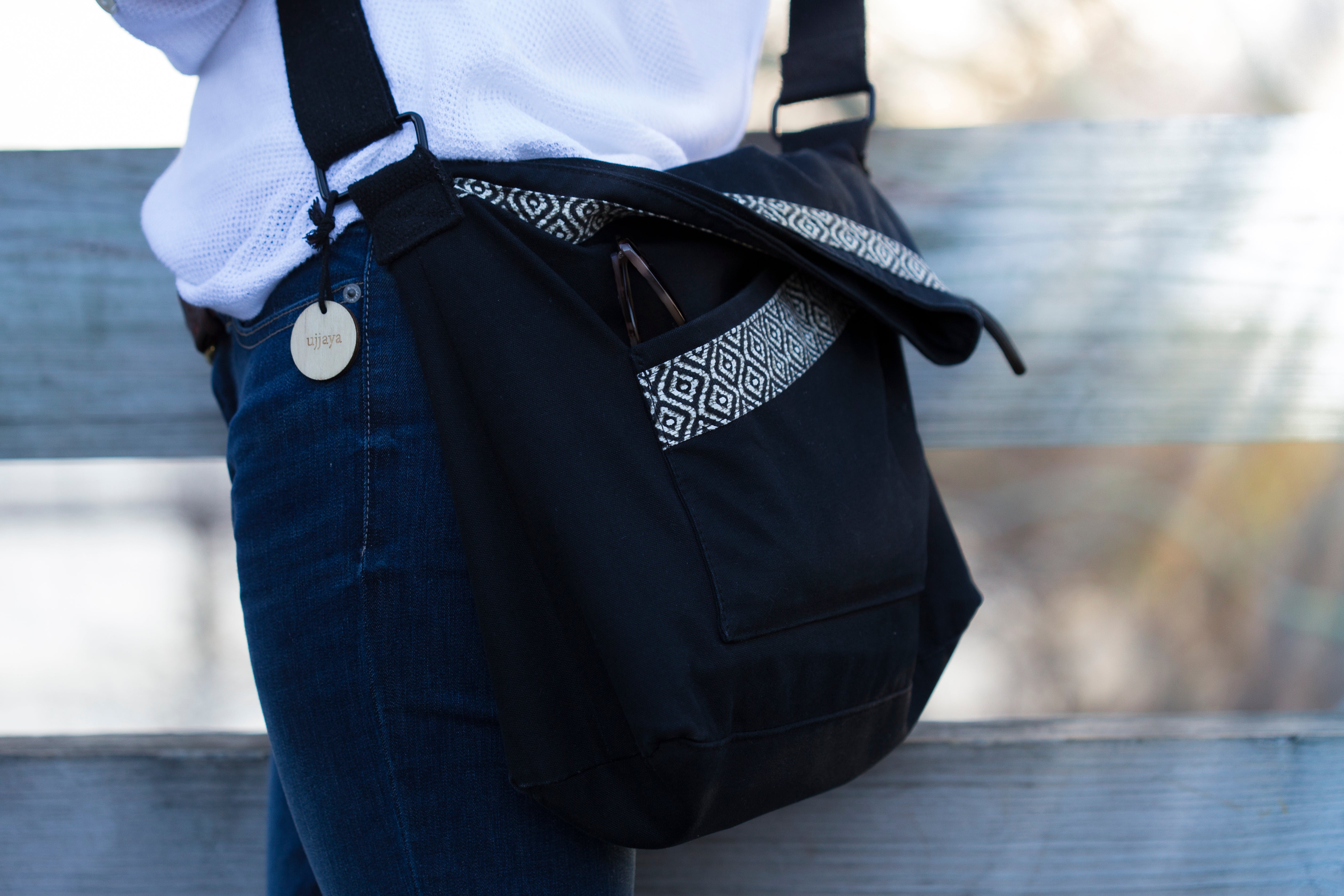 The Lean On Set - Balance Bottle and Ujjaya Tote (Black or Blue Moon)