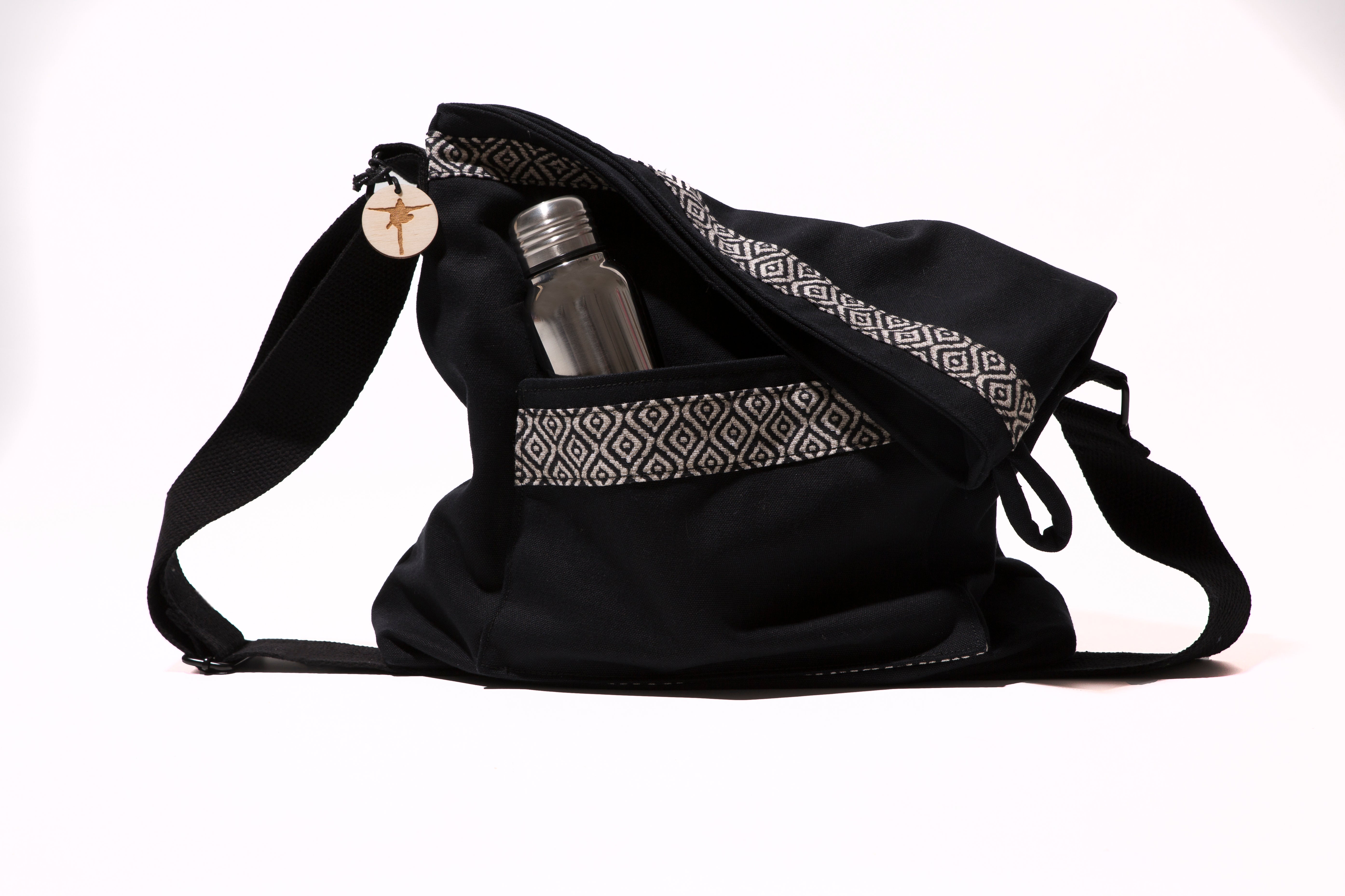 The Lean On Set - Balance Bottle and Ujjaya Tote (Black or Blue Moon)