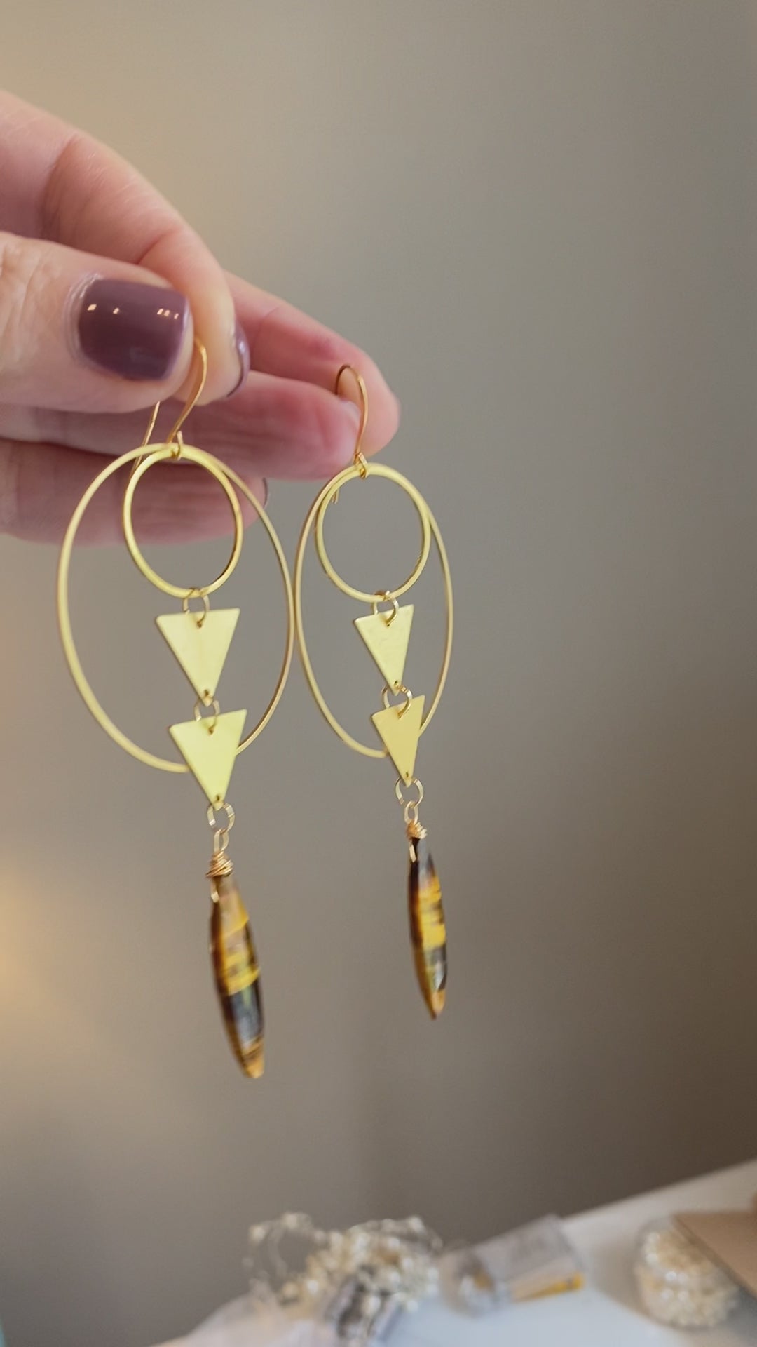 Divine Tiger Earrings